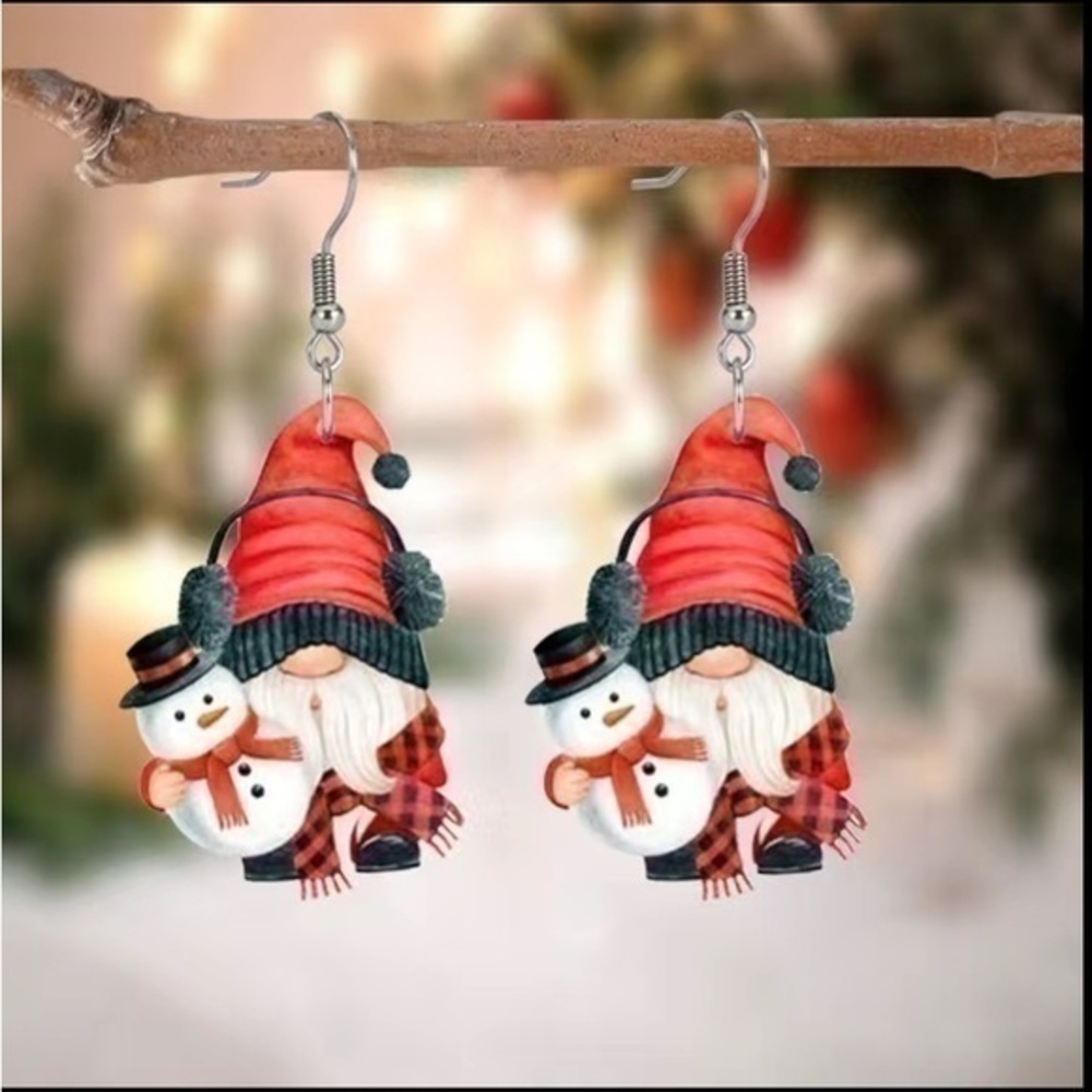 Christmas Gnome Earrings